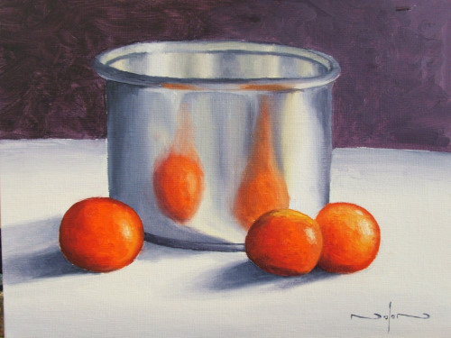 How to Paint Reflective Objects Like Silver in Oil
