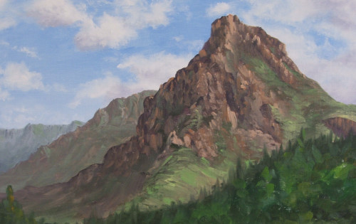Introduction to Landscapes - Mountains in Oil