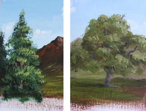 Introduction to Landscapes - Trees in Oil