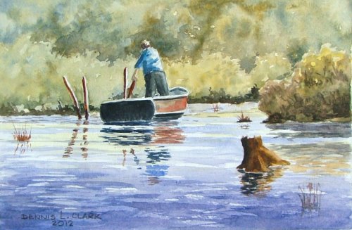 How to Paint Reflections in Water in Watercolour