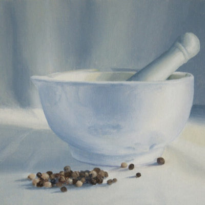 How to Paint White Objects in Oil