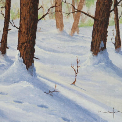 How to Paint Snow in Oil