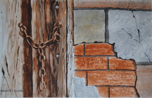 How to Paint Old Wood, Rust and Plaster in Watercolour