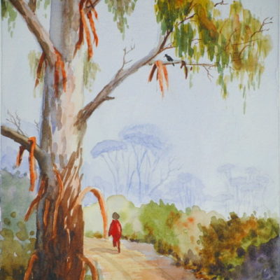 How to Paint a Blue Gum Tree in Watercolour