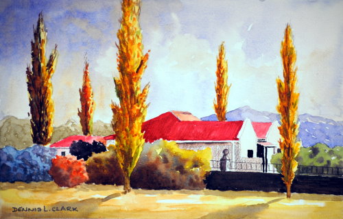 How to Paint Poplar Trees in Watercolour