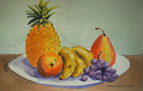 How to Paint a Still Life with Fruit in Watercolour