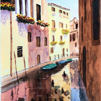 How to Paint a Venice Canal in Watercolour