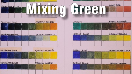 How to Mix Greens in Watercolour
