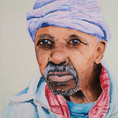 How to Paint an African Man in Watercolour