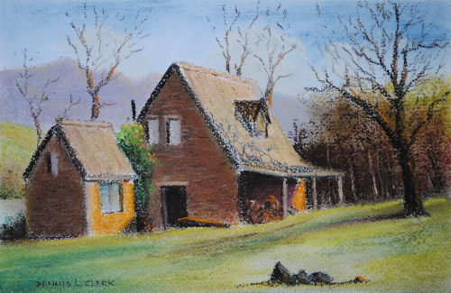 How to Draw Buildings in Pastel