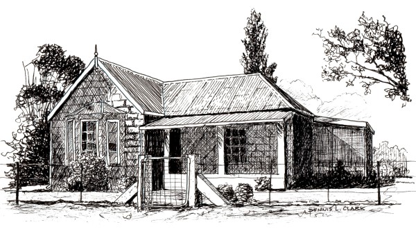 How to Draw a Farmhouse in Pen and Ink