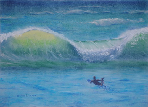 How to Draw Transparent Waves in Pastel