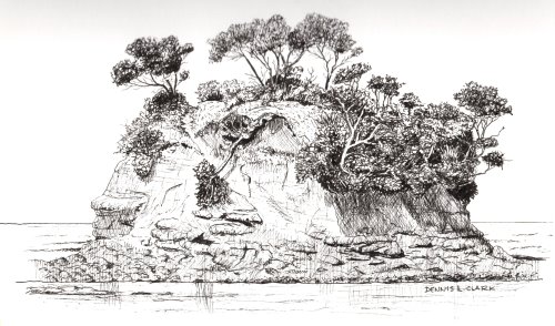 How to Draw Torbay Tor in Pen and Ink