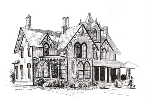 How to Draw a Beautiful House in Pen and Ink