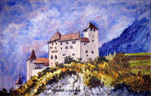 How to Paint an Ancient Castle in Watercolour