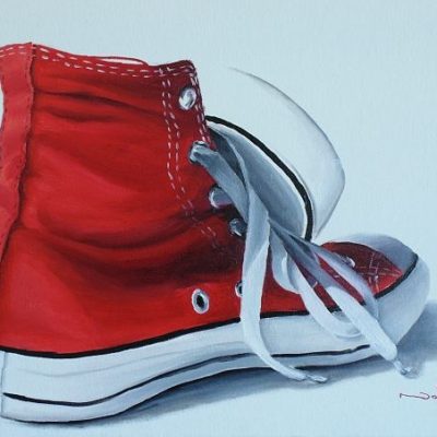 How to Paint Shoes in Oil