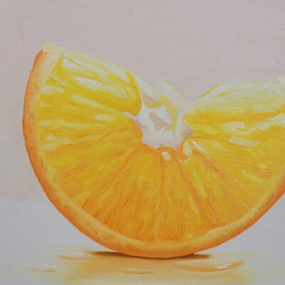 How to Paint a Slice of Orange in Oil