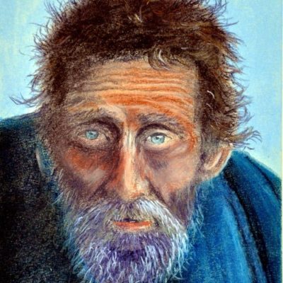 How to Draw a Portrait in Pastel - Destitute Man