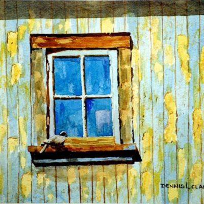 How to Paint a Dove at Window in Watercolour