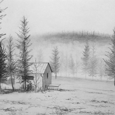How to Draw a House in the Snow
