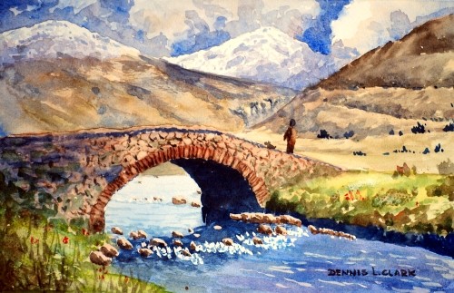 How to Paint a Stone Bridge in Watercolour