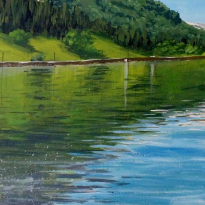 How to Paint Reflective Water in Acrylic