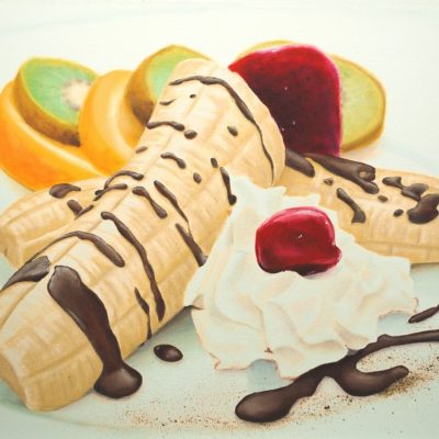 Oil Still Life Painting - Fruit Salad