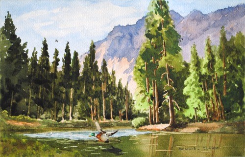 How to Paint a Peaceful Mountain Stream in Watercolor