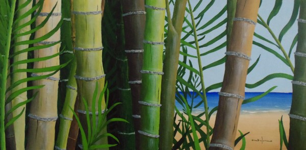How to Paint Bamboo in Acrylic