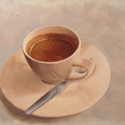 How to Paint an Espresso Cup In Acrylic