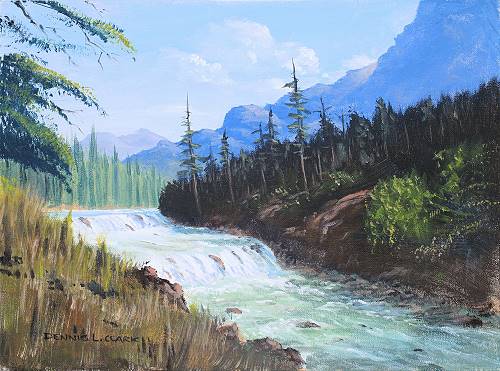 How to Paint a Mountain Stream in Acrylic