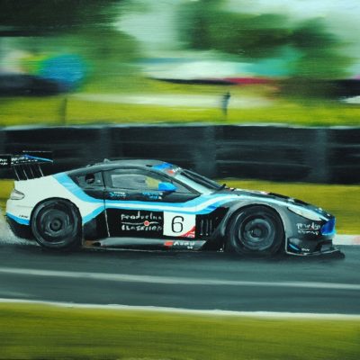 How to Paint a Racing Car in Oil
