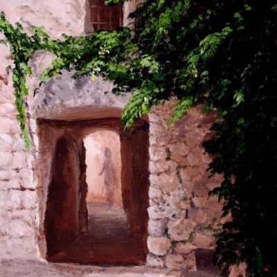 How to Paint a Stone Doorway in Acrylic