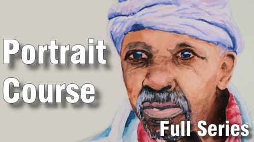 Watercolor Portrait Painting Course