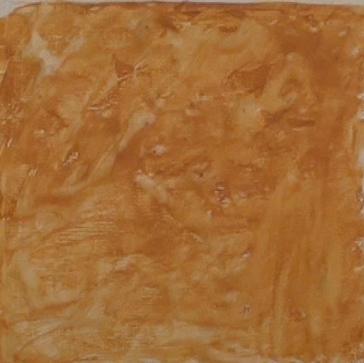 texture gel painted over with yellow ochre