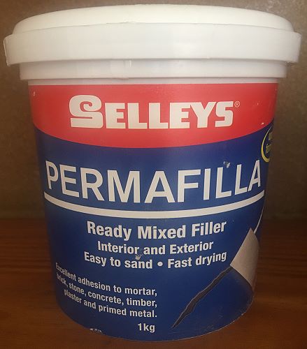 tub of ready mixed crack filler