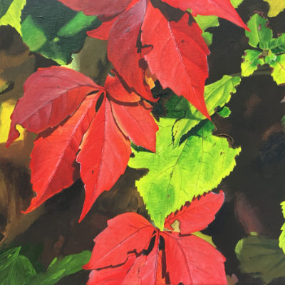 How to Paint Autumn Leaves in Acrylic