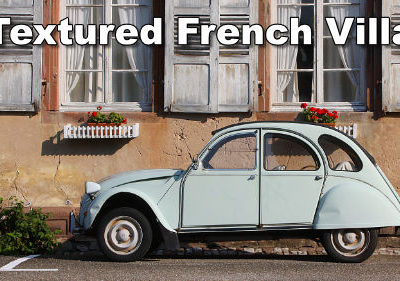 Textured French Villa in Acrylic