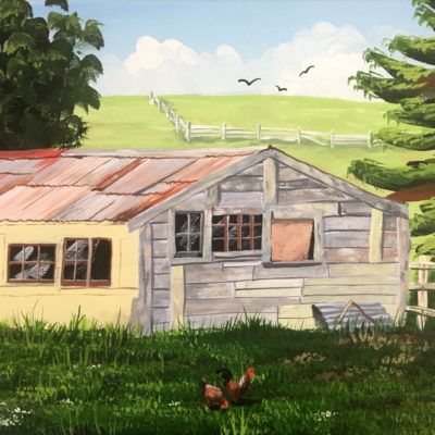 How to Paint Old Buildings in Acrylic