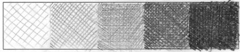 11-cross-hatching-tonal-value-chart completed cross hatched tonal chart