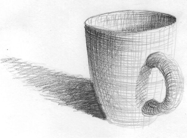 21-cross-hatched-coffee-mug cross hatched mug using cross contour lines