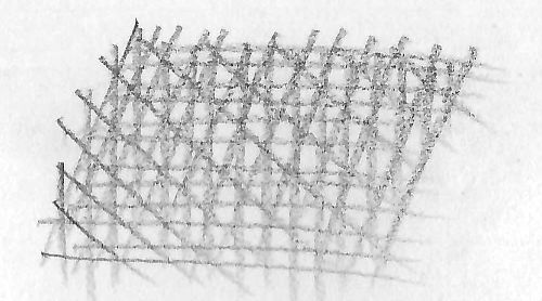 4-cross-hatching-multiple-directions cross hatch with same tonal value created hatches in multiple directions