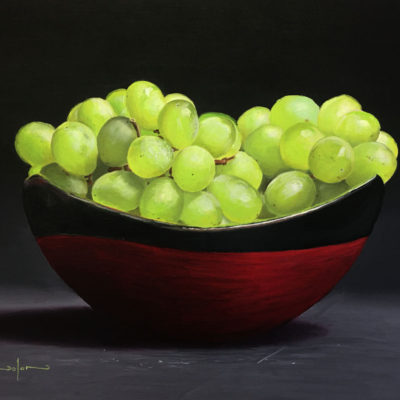 How to Paint a Bowl of Grapes in Oil