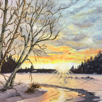 How to Paint a Winter Scene in Oil