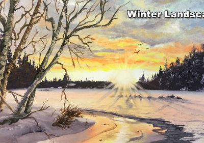 How to Paint a Winter Scene in Oil