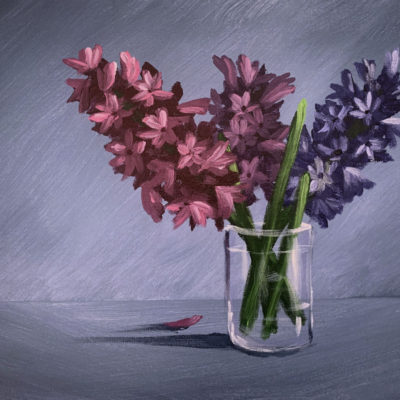 How to Paint Hyacinth Flowers in Acrylic