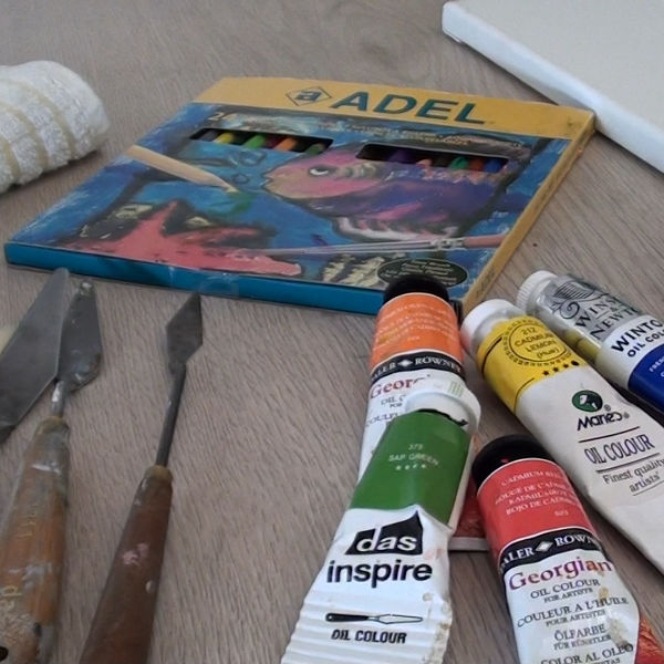 How to paint a realistic Border Collie dog painting course