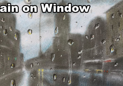 How to Draw Rain on Window