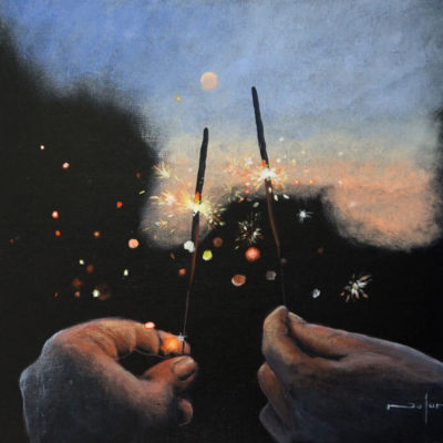 How to Paint Sparklers in Acrylic