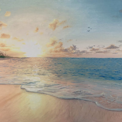 How to Paint a Sunset Seascape